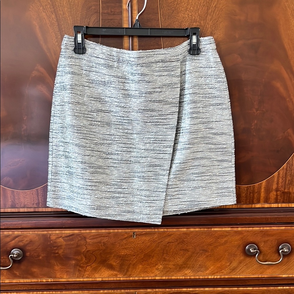 Vintage 90s metallic wrap skirt J. Crew